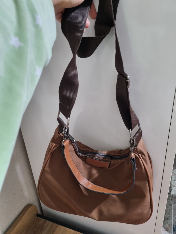 Kahverengi Tokalı Kadın Çanta - Görsel 4