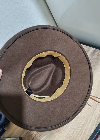 Kahverengi Süet Bohem Kadın Şapka - Görsel 8