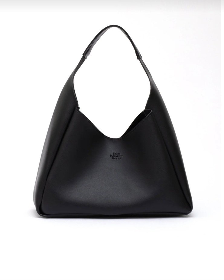 Siyah Deri Minimalist Kadın Çanta - Görsel 2