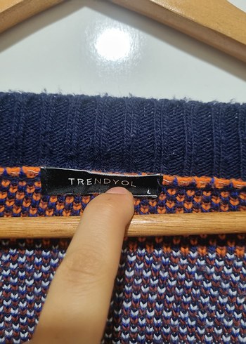 Desenli Bohem Kadın Kot Hırka - Görsel 6