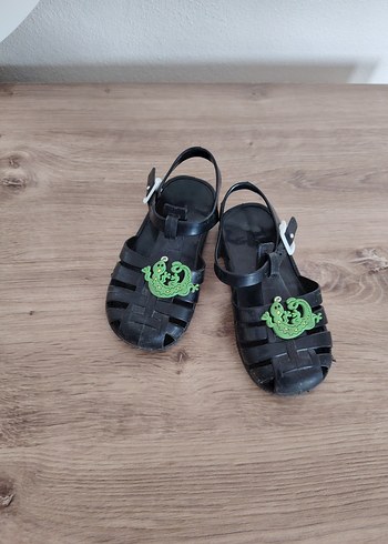 Yeşil Kemerli Erkek Çocuk Sandalet - Görsel 2