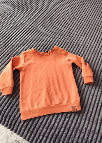 Erkek Çocuk koyu turuncu Uzun Kollu Sweatshirt - Görsel 2