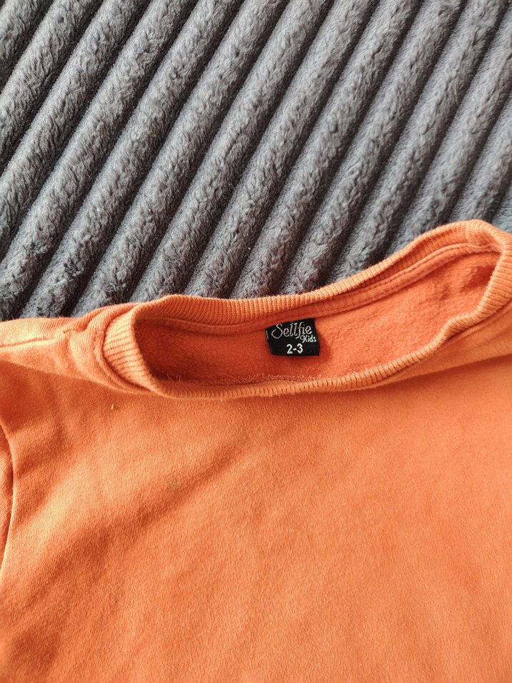 Erkek Çocuk koyu turuncu Uzun Kollu Sweatshirt - Görsel 4