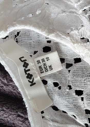 Dantel Detaylı Beyaz Kadın Bluz - Görsel 3