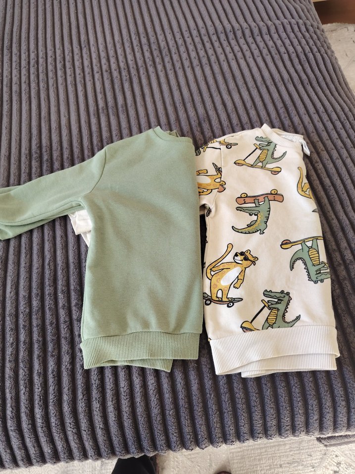 Gri Baskılı Erkek Çocuk Sweatshirt - Görsel 2