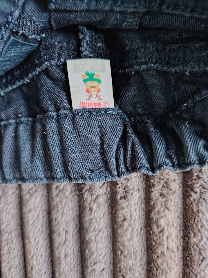 Lacivert Düğmeli Erkek Kot Pantolon - Görsel 4