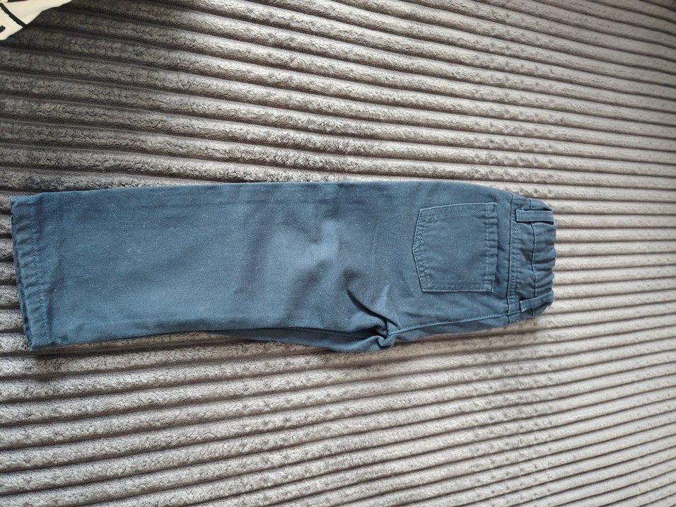 Lacivert Düğmeli Erkek Kot Pantolon - Görsel 2