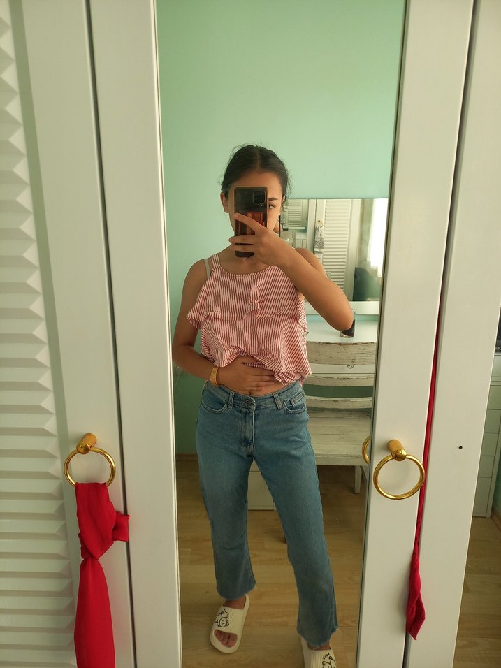 Mavi Kadın Denim Normal Boy Pantolon - Görsel 4