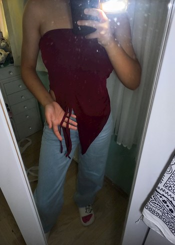 Bordo bluz - Görsel 2