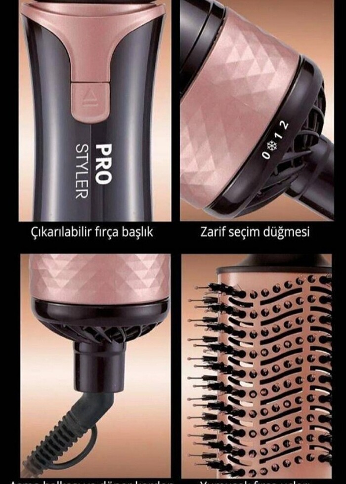 Aprilla 6 başlıklı saç seti - Görsel 3