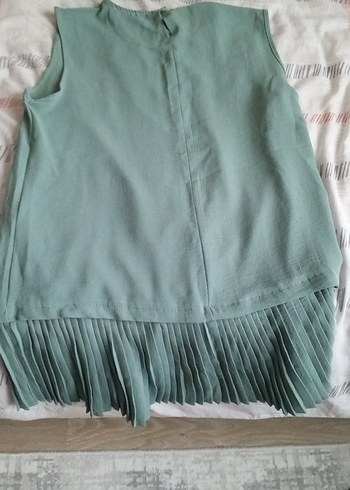 Yeşil Pilili Midi Hamile Eteği - Görsel 2