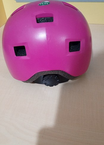 Pembe Biker Motosiklet Kaskı Velcro Bantlı - Görsel 2