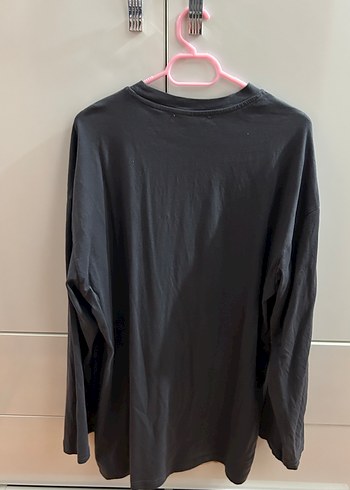 m Beden gri Renk MANUKA GENİŞ KOL OVERSIZE TSHIRT ANTRASİT