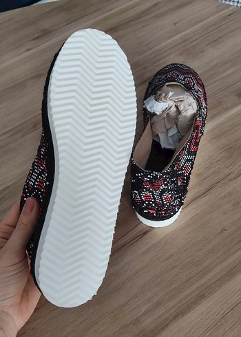 Mudo Marka Bohem Çok Renkli Kadın Espadril - Görsel 4