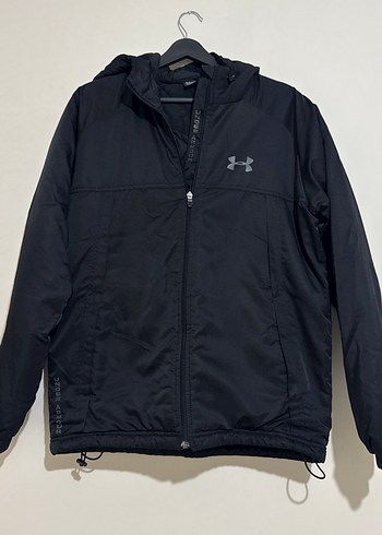 Under Armour Siyah Kapüşonlu Yağmurluk