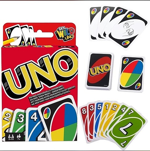 Uno kart aile oyunu