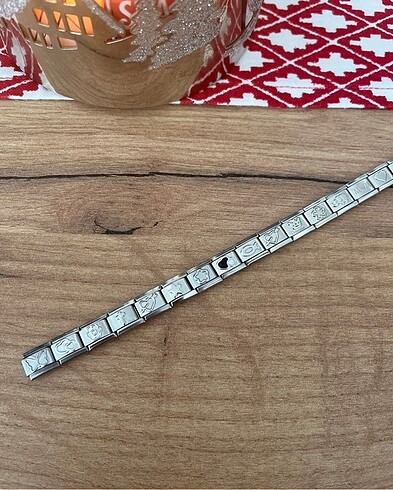 Beden Yılbaşı christmas hediye italyan bileklik nomination tarzı charm