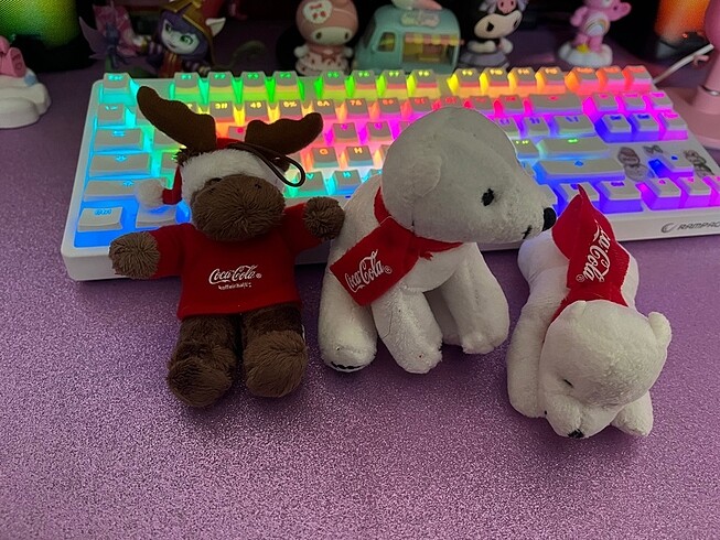 Cocacola kola coca cola Peluş maskot kutup ayısı geyik christmas