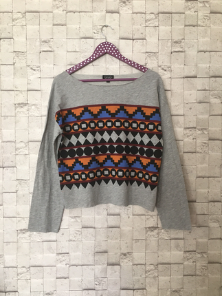 Topshop aztec sweatshirt