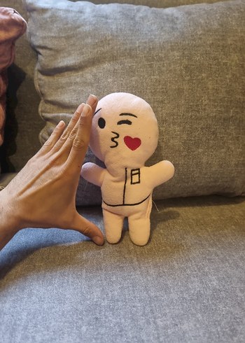 öpücük emoji peluş oyuncak - Görsel 3