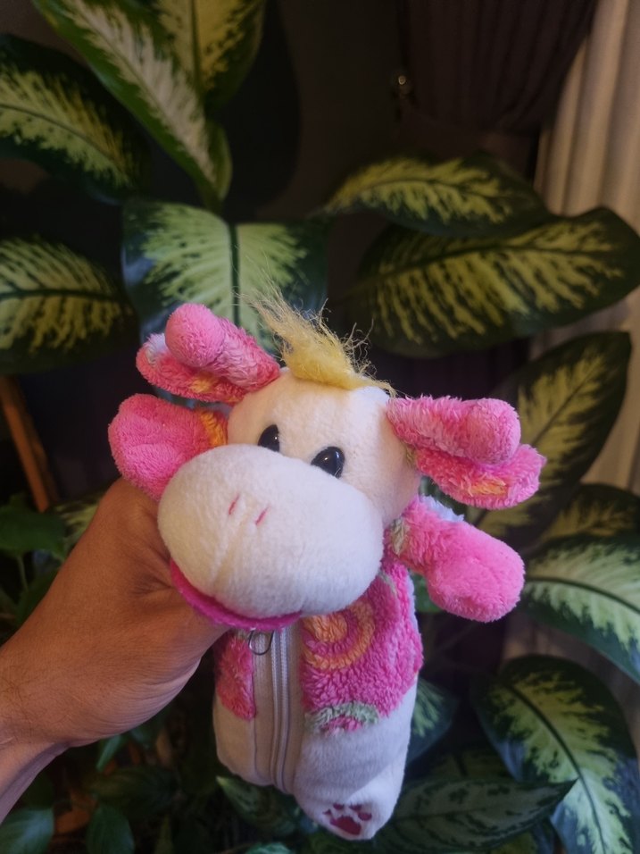 Renkli Pembe Peluş Oyuncak - Görsel 3