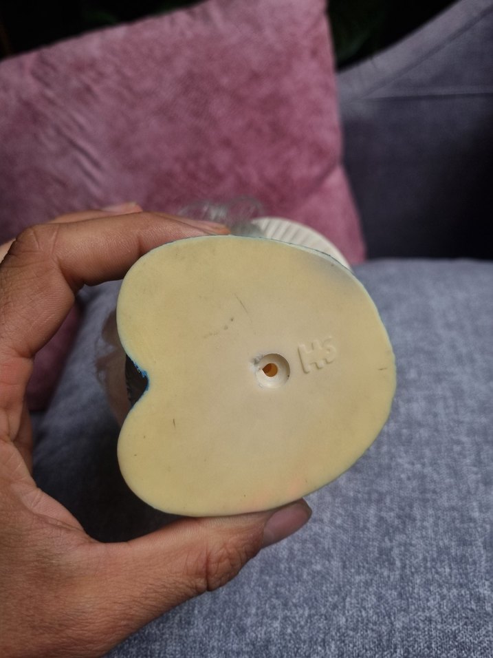 vintage Sovyet Pastel Renkli Mantar Şapkalı Figür - Görsel 5