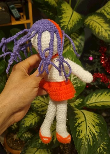 Renkli Örgü Bebek Oyuncak - Görsel 3