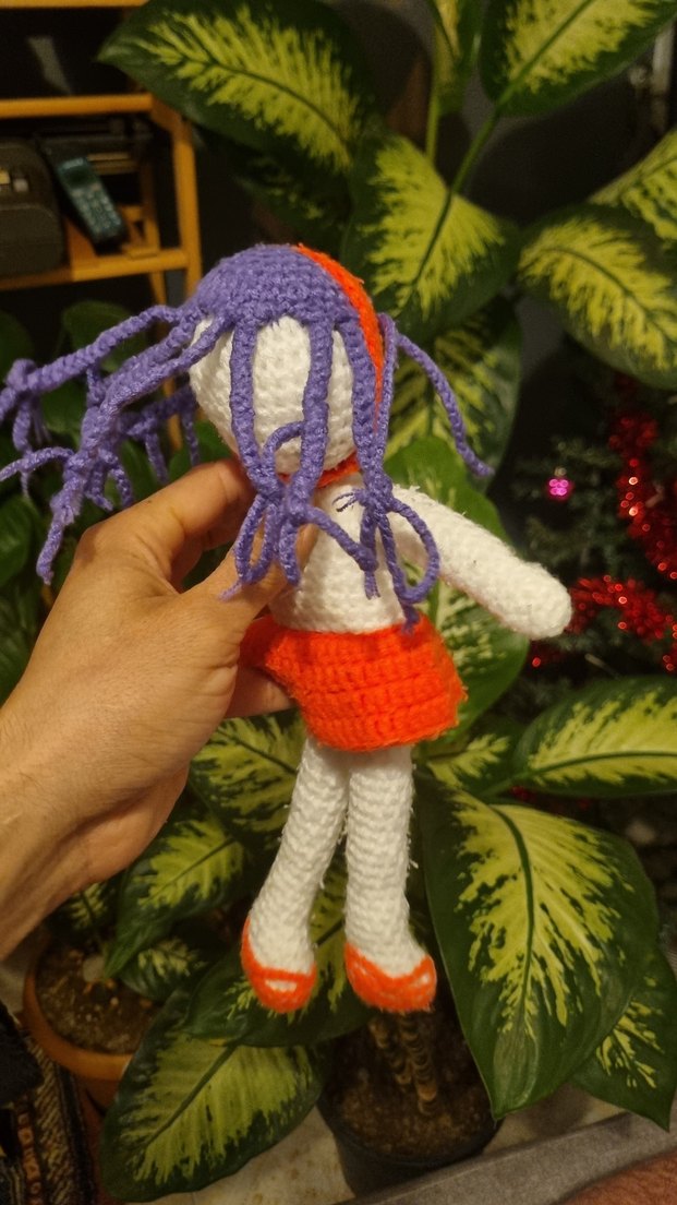 Renkli Örgü Bebek Oyuncak - Görsel 3