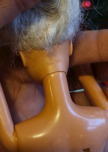 1966 mattel Parlak Bej Renkli Bebek - Görsel 4