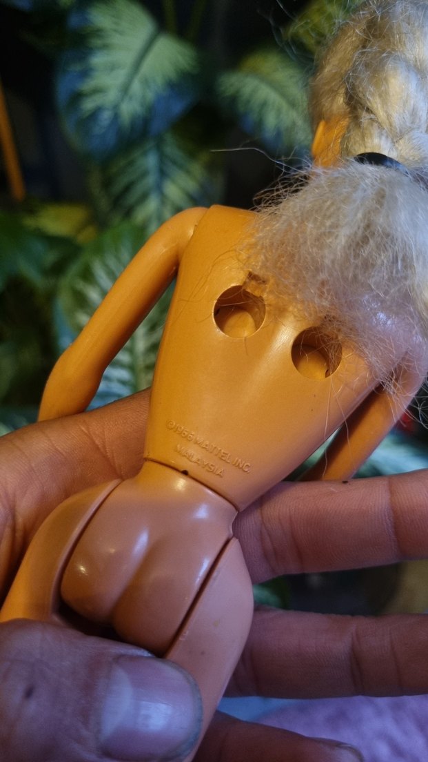 1966 mattel Parlak Bej Renkli Bebek - Görsel 3