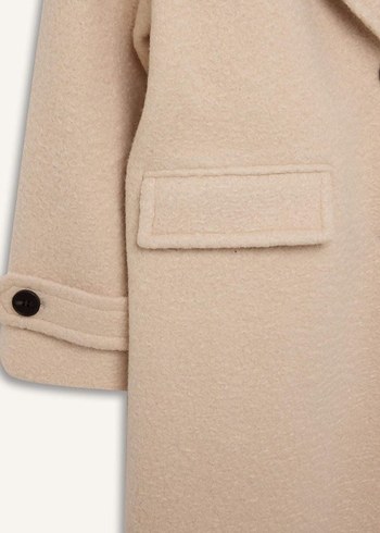 Bej Uzun Klasik Kaban - Görsel 3