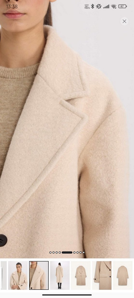 Bej Uzun Klasik Kaban - Görsel 2