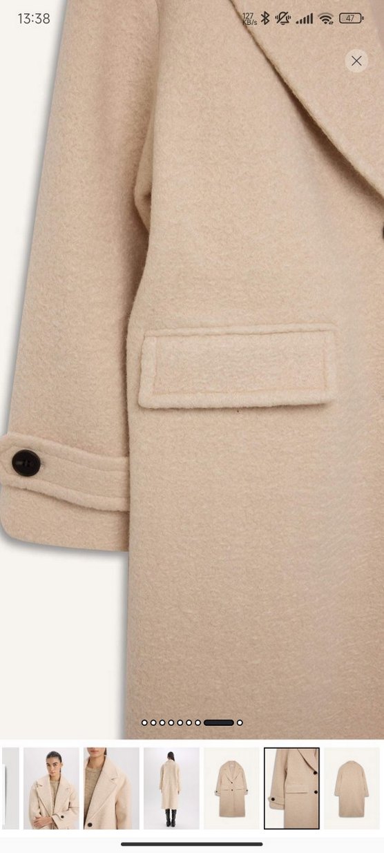 Bej Uzun Klasik Kaban - Görsel 3