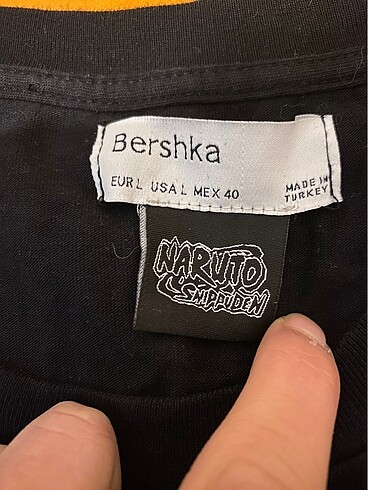 Bershka Bershka naruto lisanslı orjinal t shirt