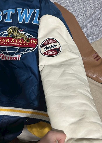 Pull and bear kolej ceket - Görsel 4