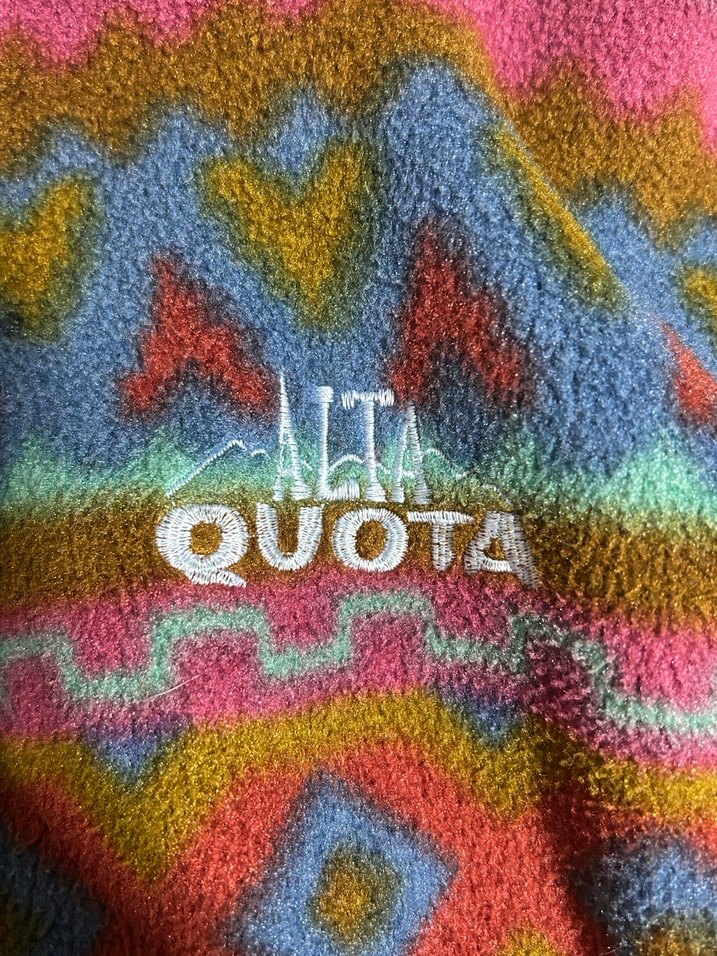 Renkli Polar Sweatshirt Yarım Fermuarlı - Görsel 3