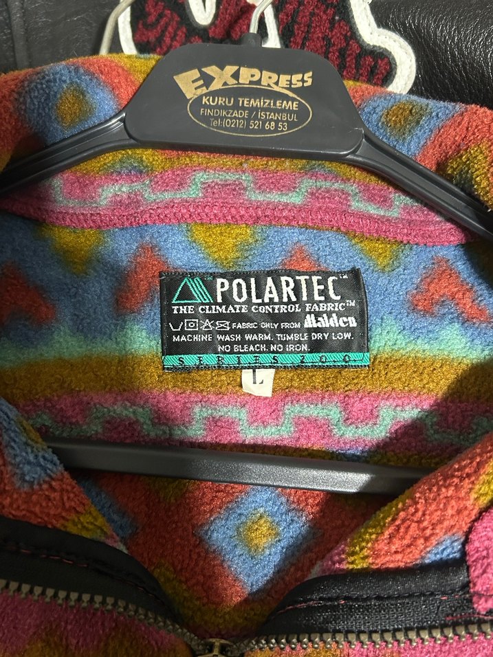 Renkli Polar Sweatshirt Yarım Fermuarlı - Görsel 4