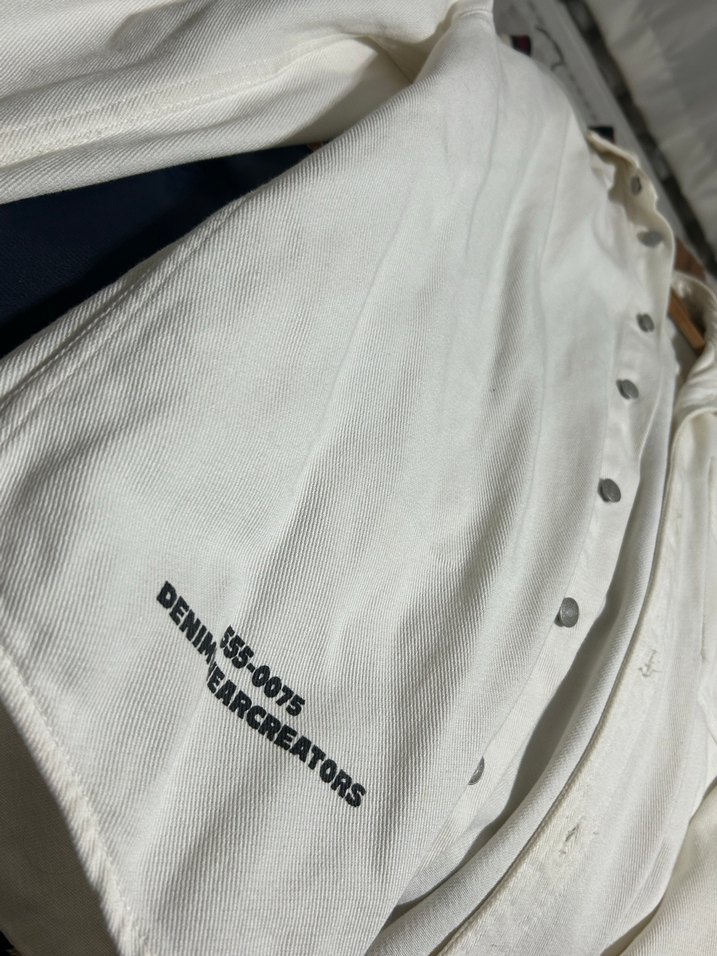 Zara beyaz kot ceket - Görsel 4