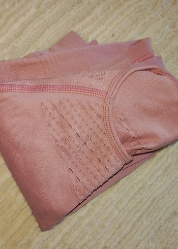 Dantel Detaylı Pembe Uzun Kollu Spor Üst - Görsel 6