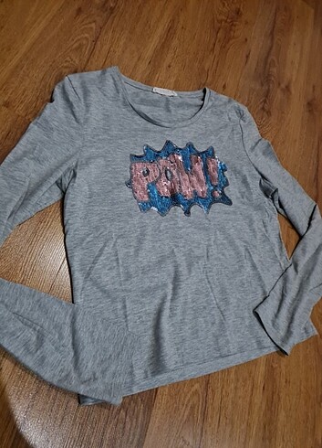 Diğer M beden uyumlu 3adet üst kazak sweat, gümüş ve pembe hiç giyilme