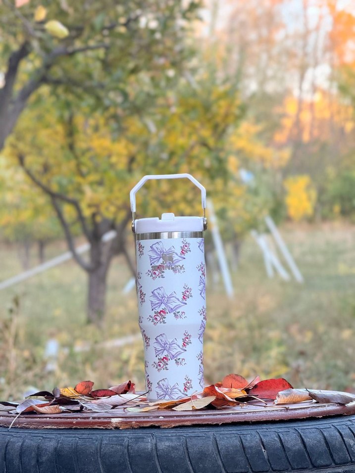 Özel Seri Kurdele Desenli Stanley Termos - Görsel 2
