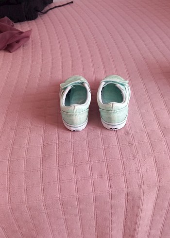 25 Beden Kız Çocukları İçin Pastel Renkli Cırt Cırtlı Spor Ayakkabı