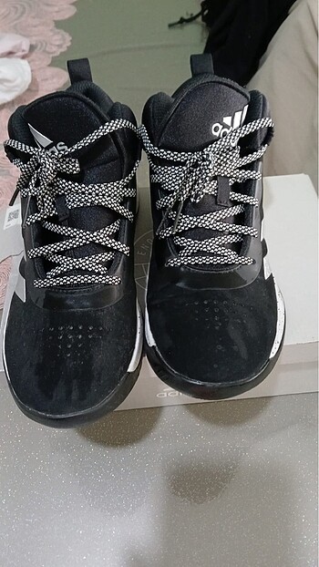 38 Beden siyah Renk Adidas spor ayakkabı