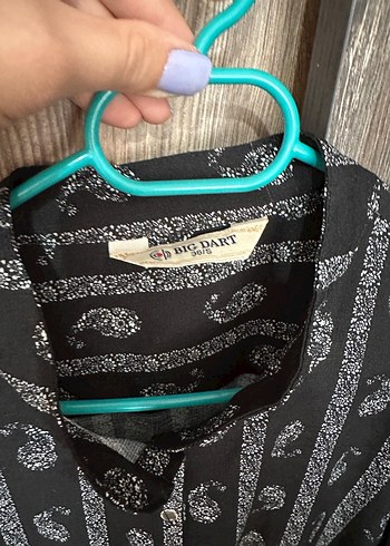 Bohem Uzun Kollu Pamuklu Desenli Gömlek - Görsel 4