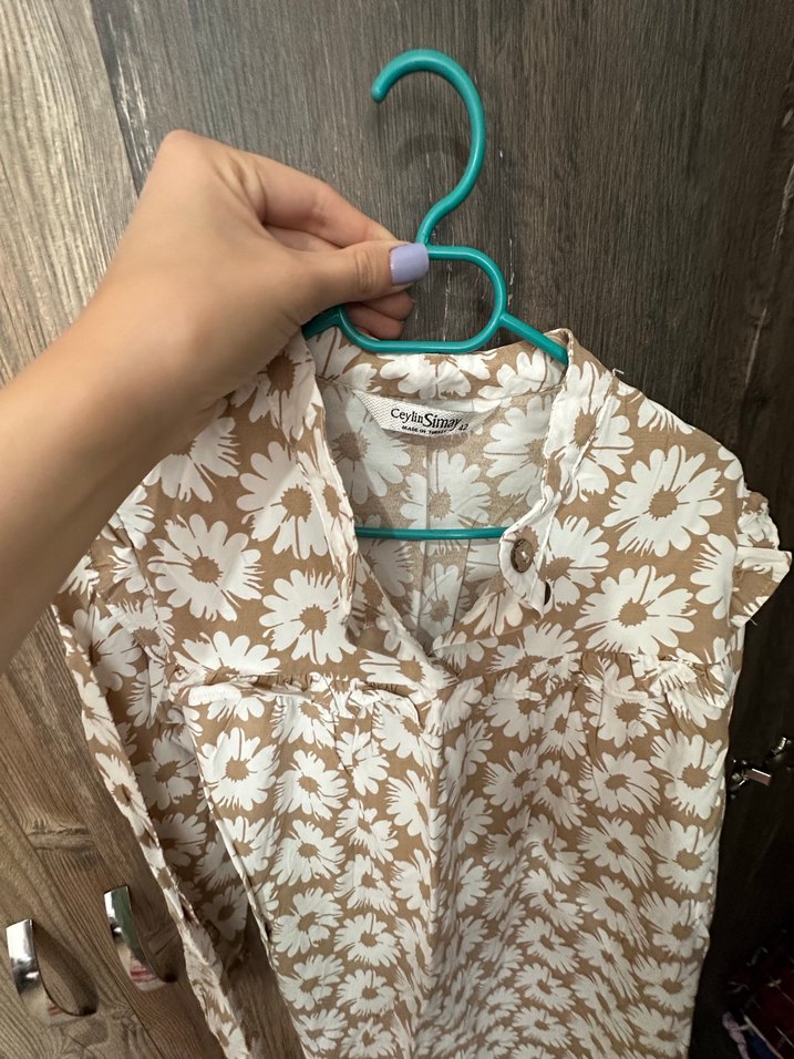 Kahverengi gömlek - Görsel 2