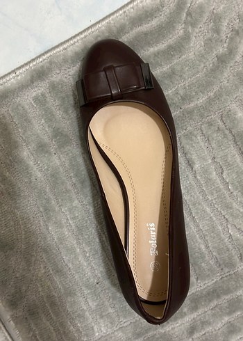 Kahverengi Tokalı Kadın Klasik Topuklu Ayakkabı - Görsel 3