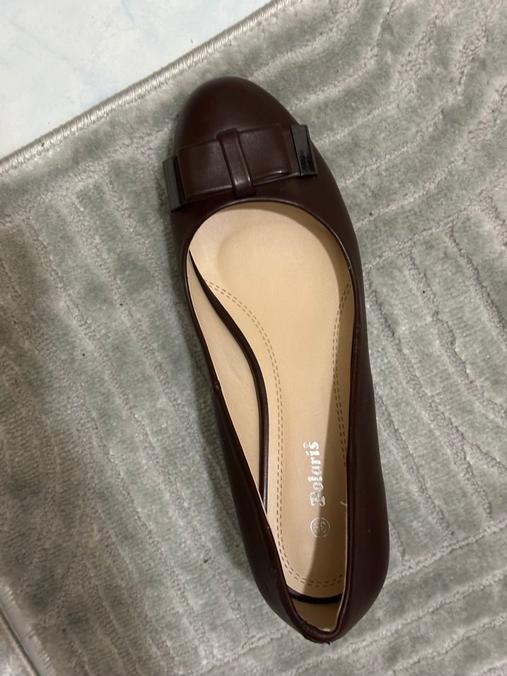 Kahverengi Tokalı Kadın Klasik Topuklu Ayakkabı - Görsel 3