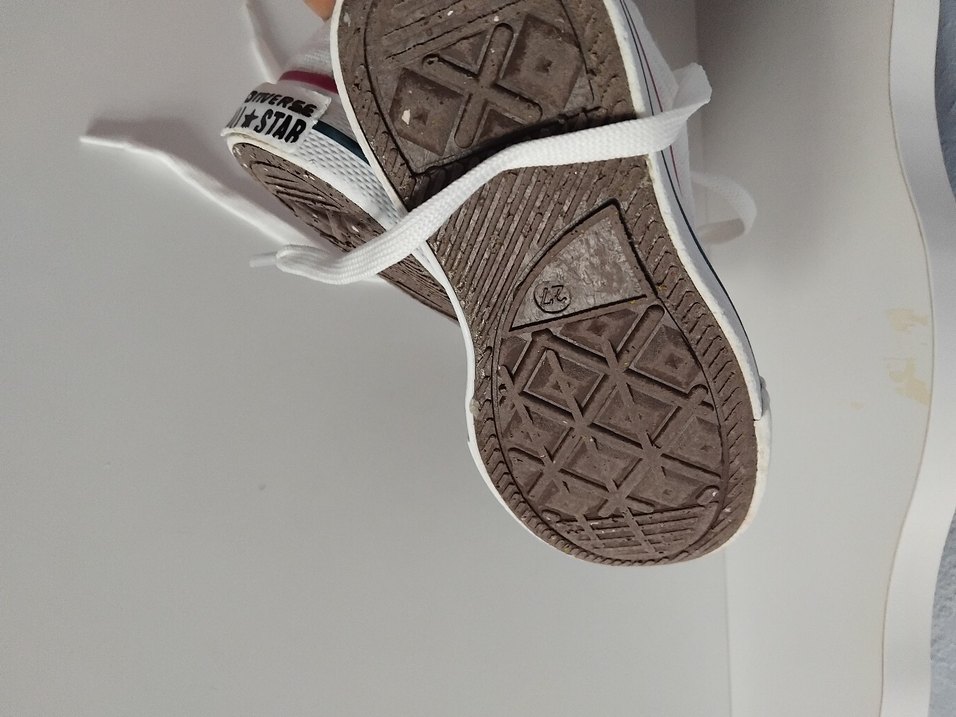 Beyaz Çocuk Sneaker Velcro Detaylı - Görsel 3