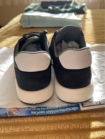 40 Beden Lacoste Unisex spor ayakkabı
