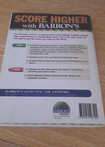 Barron's IELTS 3. Baskı - En Güncel Test Hazırlık Kitabı